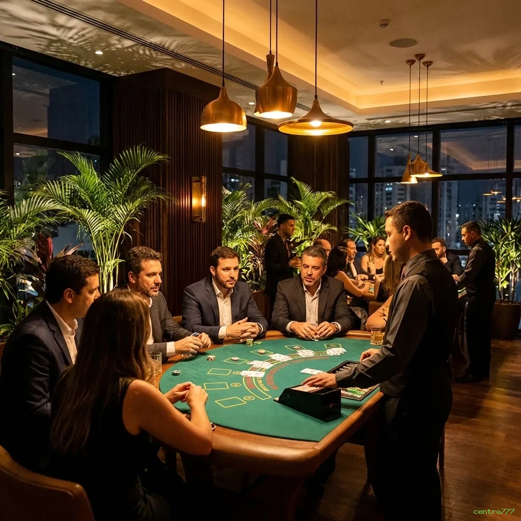 Jogos de Mesa Premium centro777 - Blackjack, Roleta, Baccarat